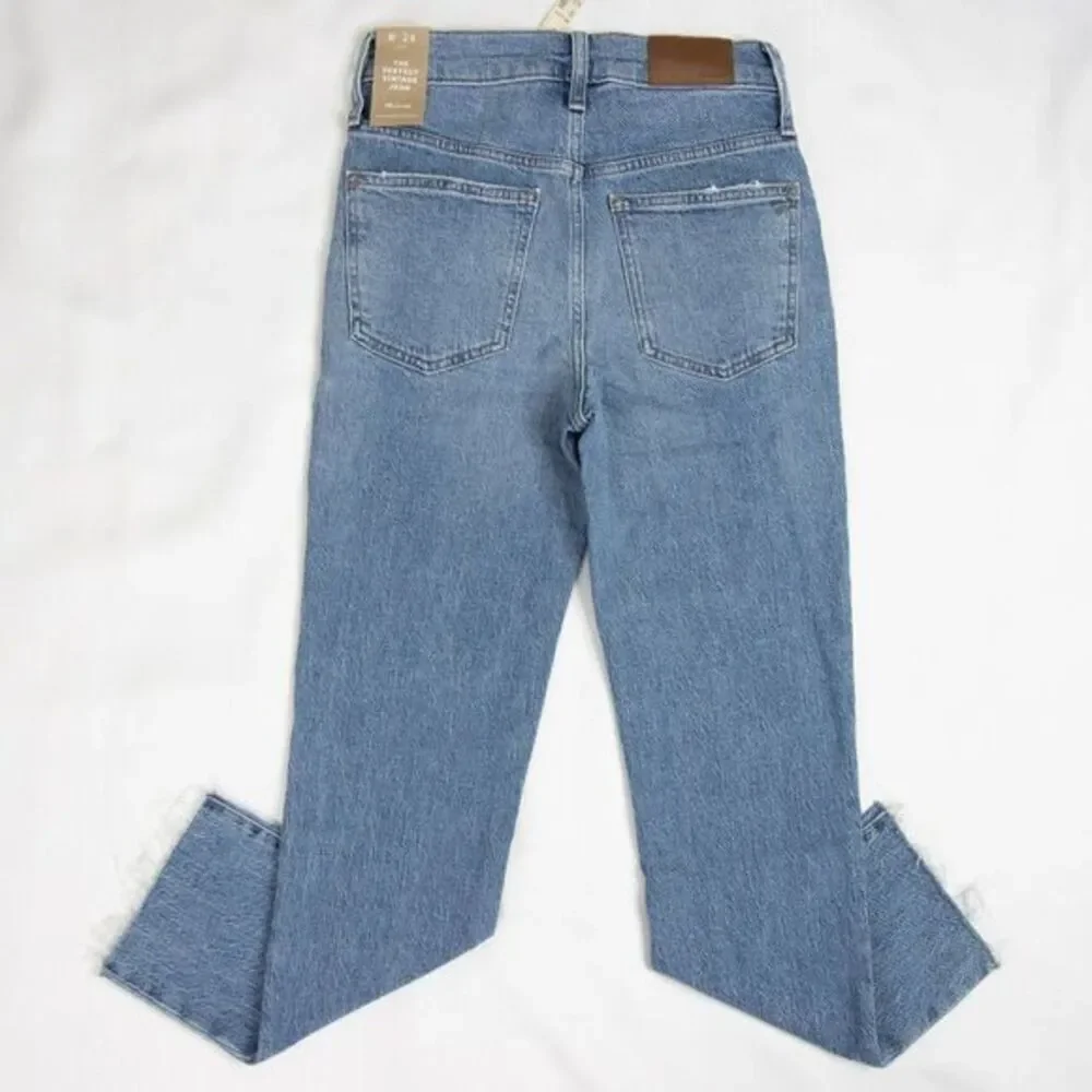 NEW‎ Madewell  Perfect Vintage Jean Enmore Wash Raw-Hem
